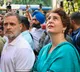 Rahul Gandhi, Priyanka released after hours in detention following Opposition protest (Lead)