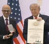 Trump honours Nadella, Musk, five other tech giants
