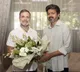 Rahul Gandhi and Vijay meet over coffee at a Chennai cafe