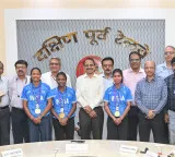 Indian women's hockey team captain Salima Tete, two other players felicitated by South Eastern Railway