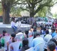 Pawan Kalyan interacts with tribals sitting under a tamarind tree