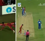 Tilak Varma strangely run out after thinking it was a boundary see video