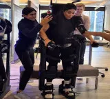 Robotic technology wonder Woman walks again after 12 years see video
