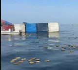 Ship sinks in Strait of Hormuz iPhones and perfumes floating in sea