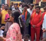 Sri Kanaka Durga Temple Mehdipatnam tense after eggs thrown on gopuram
