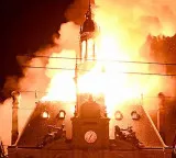France Protests Violent Riots Set 143 Year Old Historic Building On Fire