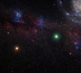 The star that appears green to the human eye how is it possible