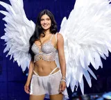 Kylie Jenner walks the ramp with the most expensive Fantasy Bra made of thousands of diamonds