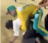 Kashmiri cricketer chases and hits fan in stadium video goes viral