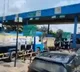 Hyderabad Vijayawada Highway traffic jam at Pantangi Toll Plaza as vehicles move slowly