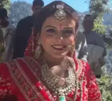 Bride walks 18 km in wedding clothes to reach in-laws village without road viral video