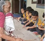 Kerala Grandma turns sand into slate to teach children letters as Ashatti Ammumma lessons go viral