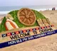 Sand artist Sudarsan Pattnaik creates 8-foot sculpture at Puri Beach to welcome PM Modi ahead of his Odisha visit