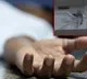 Shocking Incident Dead Body Hanging From Building Edge Elderly Man Dies Of Electric Shock While Spitting Gutkha