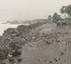 Cyclone Arnab Sea turns violent at Uppada coast as boulders hit road