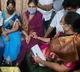 Home minister Mekathoti Sucharitha visits Varalakshmi house in Gajuwaka