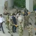 Actor Kangana Ranaut reaches Mohali International Airport