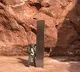A Monolith appears in Utah desert