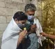 Rajamouli visits Himavad Gopalaswamy temple in Karnataka along with his wife Rama