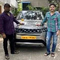 Range Rover Luxuary Car Gifted to Venky Kudumula from Hero Nitin
