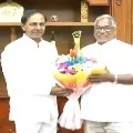 Newly nominated MLCs met CM KCR