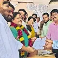 Tammineni Wife Vanisri Nomination for Sarpanch Post