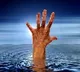 Man fell into the flood water in Saroon nagar