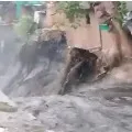 Heavy rains lashes Delhi as houses in slum areas vanished