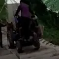 Tractor Claimbing Steps of Kedarnath