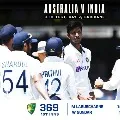 australia all out for 369 runs in first innings