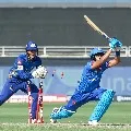 Mumbai Indians against Delhi Capitals