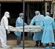 Corona patient died in a tragic escaping trial