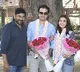Kajal Aggarwal enters into Acharya set along with her husband and Chiranjeevi blessed the new couple