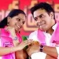 Minister KTR wishes his sister Kalvakuntla Kavitha on her win