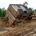 Three Storey Building Falls Into Canal In West Bengal