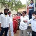 Kodali Nani and ministers observes ration supply through vehicle