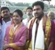 Rashmika and Sharvanand in Tirumala