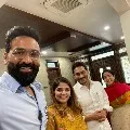 Hero Manchu Vishnu and his wife Viranika goes to CM Jagan camp office