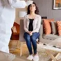 Pranitha shares corona testing video