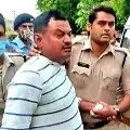 Vikas Dubey Slapped by Police