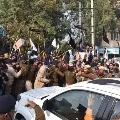 Haryana Chief Ministers Convoy Turns Around As Farmers Show Black Flags