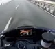 Biker at high speeds recorded his ride