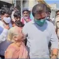 KTR pleases after an old woman admiration