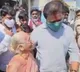 KTR pleases after an old woman admiration