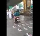 France president posters appears on Mumbai busy road