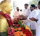 CM Jagan offers prayers at YSR Ghat in Idupulapaya