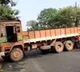 Police blocked road with lorries during Chandrababu Rama Theertham visit