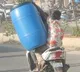 Cyberabad Traffic Police says do not carry heavy things on two wheeler