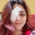 I had to go under a knife for my eye khushbu