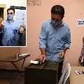 Minister KTR Cast his vote in Nandi Nagar